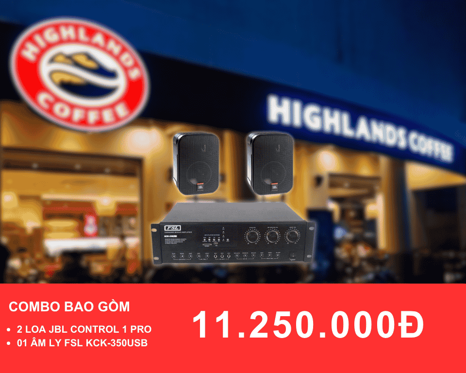 loa treo tuong JBL CONTROL 1PRO danh cho quan cafe dien tich duoi 50m2